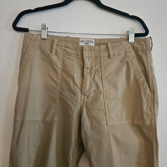 Nili Lotan Jenna Pant Womens Size 6 Khaki - Picture 3 of 11